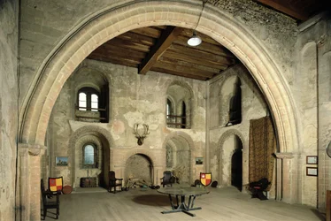 Der Bankettsaal, Hedingham Castle, Essex, UK