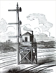 Ein typisches Stellwerk