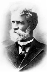 Almon Brown Strowger, amerikanischer Telekommunikationserfinder, ca. 1885