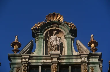 Belgien, Brüssel, Grand Place, architektonisches Detail