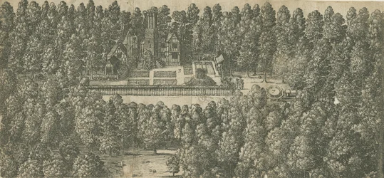 Boscobel House: Gravur, 17. Jahrhundert