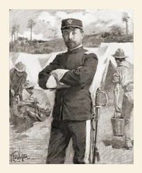 Brigadegeneral Frederick Funston der 20. Kansas Freiwilligen kurz nach seiner Beförderung für Tapferkeit