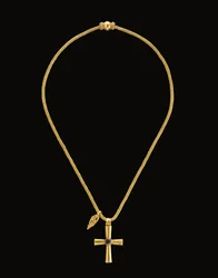 Byzantinisches Gold- und Glaskreuz, ca. 5.-7. Jahrhundert