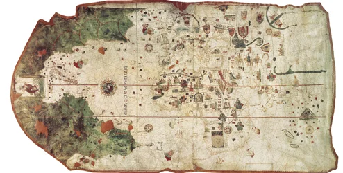 COSA, Juan de la (1460-1510). Kartograph. Karte von Juan de la Cosa (1500). SPANIEN. MADRID (AUTONOME GEMEINSCHAFT). Madrid. Marinemuseum