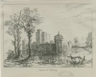 Caverswall Castle: Tintenzeichnung, nd [?19. Jahrhundert]