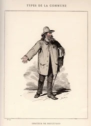 Commune de Paris: Kostüm eines Oraners des Boulevards (24) in „Les Communeux“