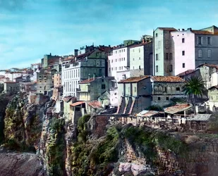 Constantine ist die drittgrößte Stadt Algeriens nach Algier und Oran, ca. 1920er