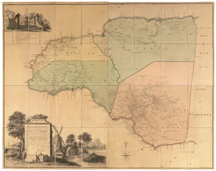 Cornwell aus der Kartenblatt der 3 Grafschaften von Jamaika