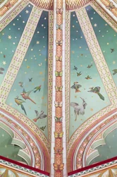 Detail der Decke, Castell Coch, Südwales