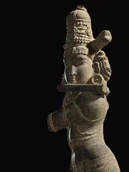 Figur von Venugopala, Südindien, späte Chola-/frühe Vijayanagar-Periode, spätes 13./frühes 14. Jahrhundert