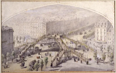 Fußgängerbrücke in Paris