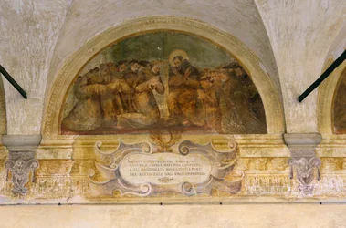 Fresko, Santuario della Madonna dei Miracoli, Motta di Livenza, Venetien, Italien