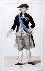 General Lafayette, Kommandant der Nationalgarde, ca. 1810 (Gravur)