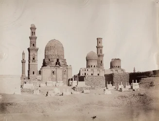 Gesamtansicht der Gräber der Mameluken, Kairo