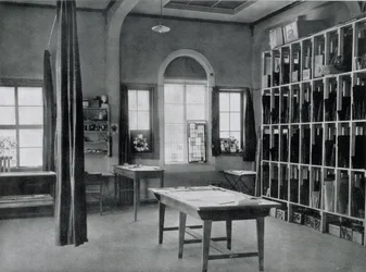 Glasmalerei-Studio, aus den Werkstätten des Bauhauses, Weimar