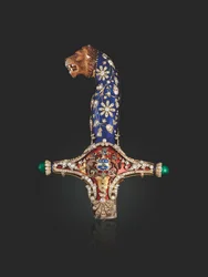 Griff des Staatsschwertes von Maharaja Jagatjit Singh von Kapurthala, ca. 1900