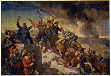 Geschichte. Tschechische Republik (Böhmen). Dreißigjähriger Krieg. Verteidigung von Prag vor der schwedischen Armee unter der Führung von Hans Christoff von Königsmarck, 25. Juli
