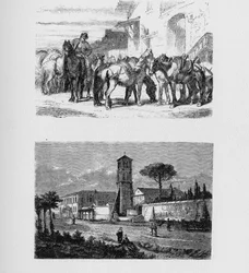 Geschichte des antiken Rom. Via Nomentana ist eine antike Straße Italiens, die von Rom nach Nomentum führt.