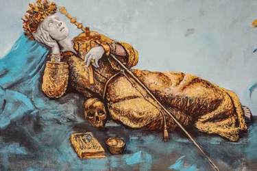 Heilige Rosalia von Igor Scalisi Palminteri. Ballaro. Palermo
