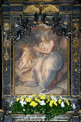 Innenraum der Madonna della Ghiara, Reggio Emilia, Emilia-Romagna, Italien