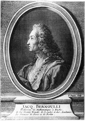 Jacques Bernoulli, Schweizer Mathematiker, ca. 1700