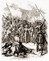 Johanna von Orléans gefangen genommen in Compiègne