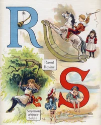 Buchstaben R & S: Raoul und Rosine, Luftfederung und Sand (Illustration aus „ABC L