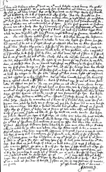 Brief von John Donne an Sir Robert Cotton, mit dem er eine Abschrift der Abhandlung „De Dignitate regum regnorumque Hispaniae“ von Jacobus Valdesius (Diego de Valdes) über den Vorrang Spaniens vor anderen Nationen mit Anmerkungen zurücksendet