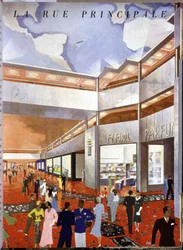 Hauptstraße auf dem Liner "Atlantique"