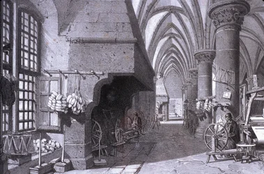 Manche Nr. 016, Museum von Avranches, „Der Rittersaal“ des Mont St Michel