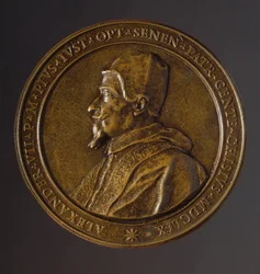 Medaille zur Erinnerung an die Pest in Rom in den Jahren 1656-1657