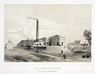 Bergbau, Kohle Kohlenbergbaugesellschaft, Pieton Campagne, Belgien