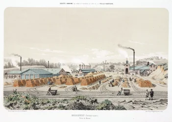 Bergbau, Metallerze Zinkerz, Neutral-Moresnet