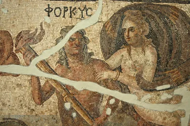 Mosaik einer Meereszene, Türkei