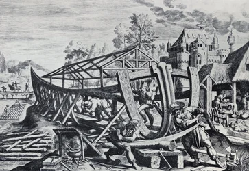 Noah baut die Arche