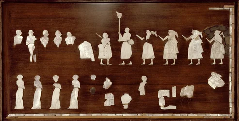 Tafel bekannt als der "Standard von Mari", Frühdynastische Periode, ca. 2500 v. Chr.