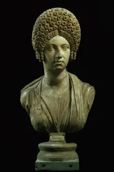 Porträtbüste einer Dame, römisch, flavische Dynastie, ca. 69-96 n. Chr.