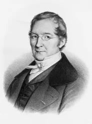 Porträt von Joseph-Louis Gay-Lussac (1778-1850), französischer Chemiker und Physiker, Gravur