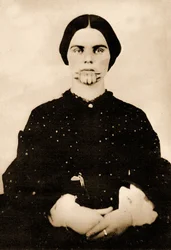 Porträt von Olive Oatman, ca. 1857