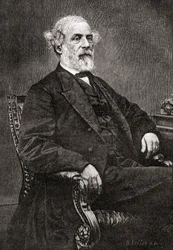 Robert Edward Lee, aus The Century Magazine, veröffentlicht 1887 (Gravur)