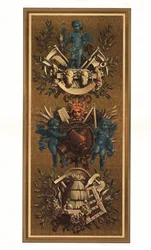 Rokoko-Wandpaneele im Louvre, Paris