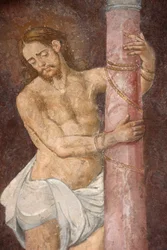 San Jeronimo Kirche. Gefesselter Christus Madrid Spanien