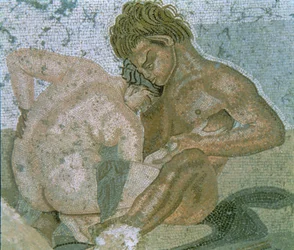 Satyr und Mänade (Detail)
