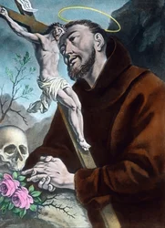 Szene aus dem Leben des Heiligen Franziskus von Assisi