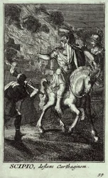 Scipio Africanus der Jüngere (185-129 v. Chr.) (Gravur)