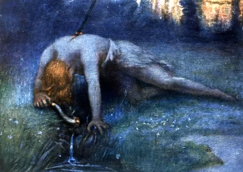 Siegfrieds Tod (Wagners Oper), frühes 20. Jahrhundert (Illustration)