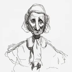 Strasbourgeoise, nach einem Werk von Gustave Doré, Illustration aus 