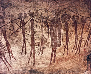 Tansania, Region Dodoma, Kondoa, Felszeichnungen