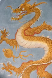 Das Ariana. Schweizer Museum für Keramik und Glas. Chinesischer Drache, Genf, Schweiz