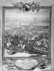 Die Schlacht von Ramillies, ca. 1780